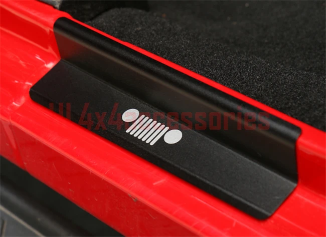 Алюминиевые пороги для Jeep Wrangler JK 2 двери 4 Ступенчатая полоса ног устойчивая к