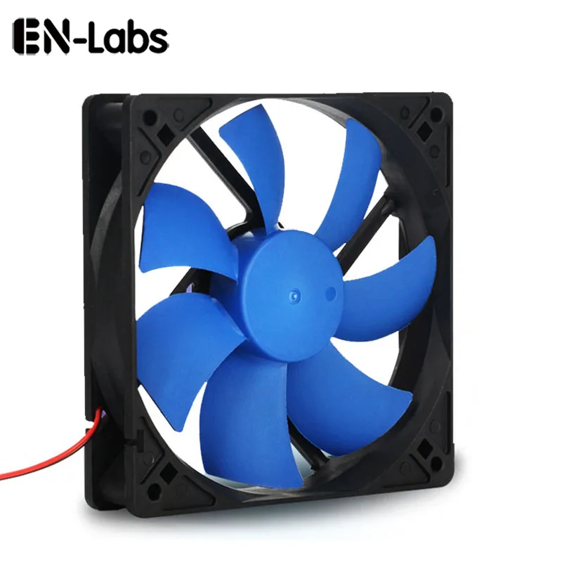 En-Labs PC Computer 120mm Oil Bearing 16dBA Ultra Silent Case Fan Heatsink Cooler Cooling,12CM Fan Power by Molex IDE 4pin