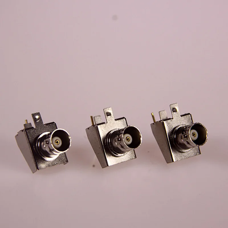 BNC FEMALE CHASSIS MOUNT PC BOARD PCB Mount Female Center Solder Right Angle Chassis Connector 4pcs/lot | Строительство и ремонт