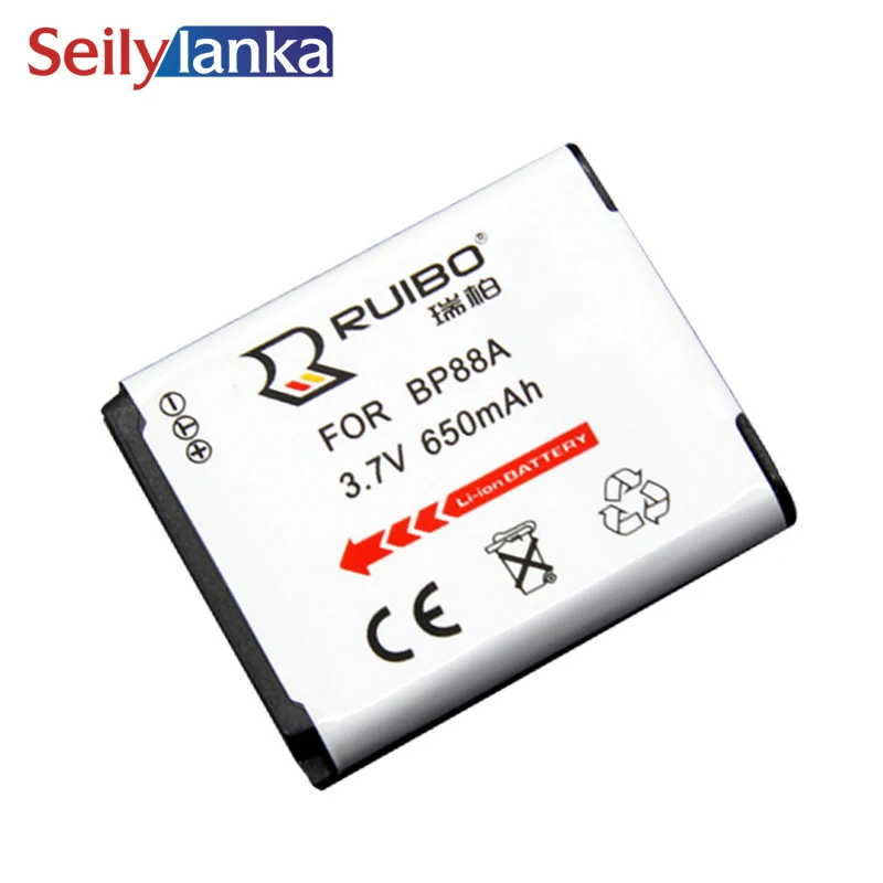 650 мАч для SAMSUNG BP 88A Батарея DV200 DV300 Камера литиевых DV300F DV300H|Цифровые аккумуляторы| |