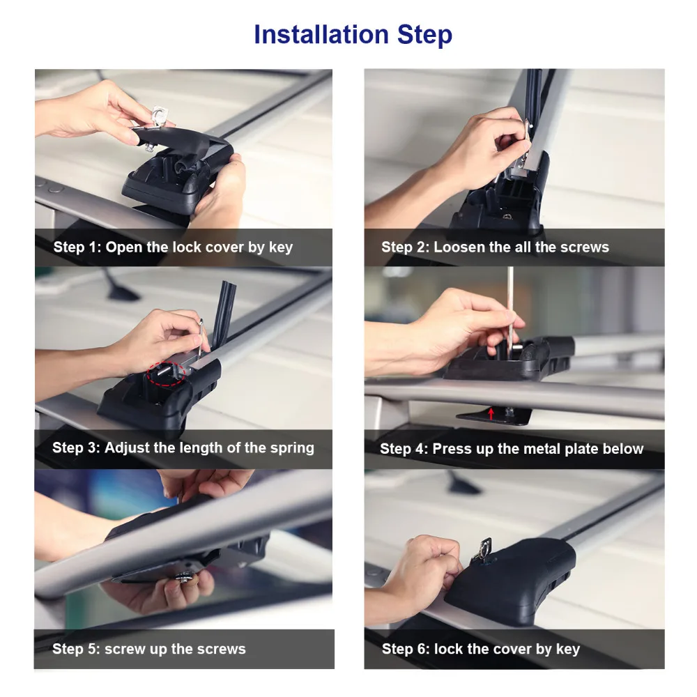 Partol 1 шт./компл. универсальный багажник перекладина с боковыми ограждениями Fit