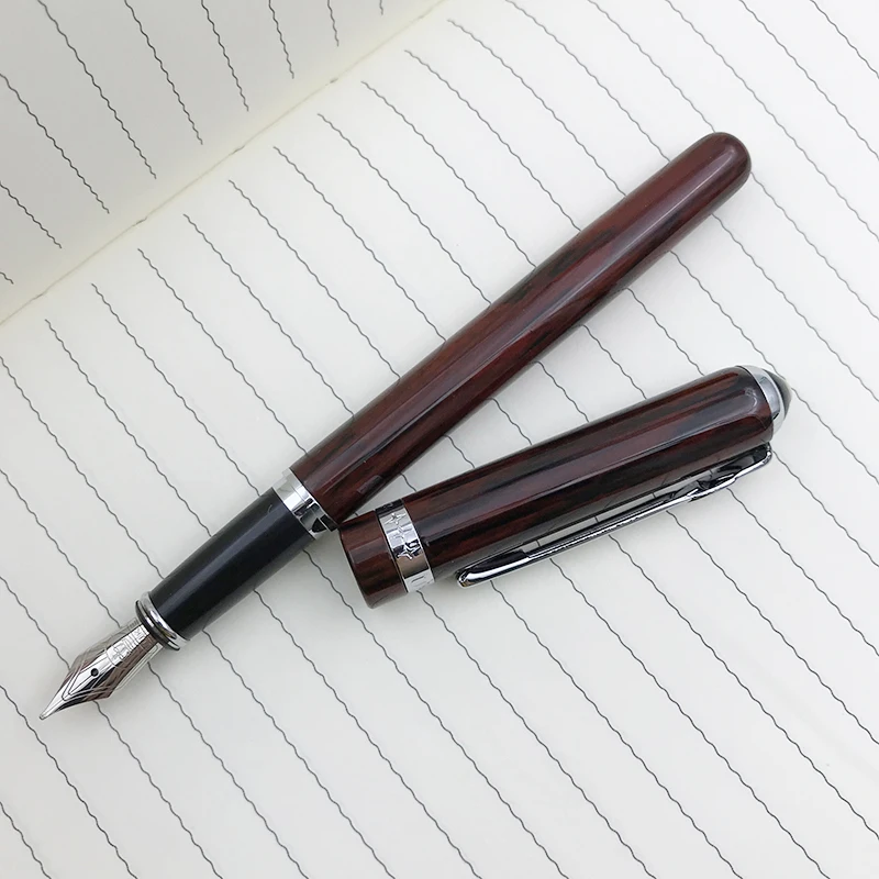 Перьевая ручка Duke Fine Nib 0 5 мм Металлические Ручки для деловых мужчин и женщин с