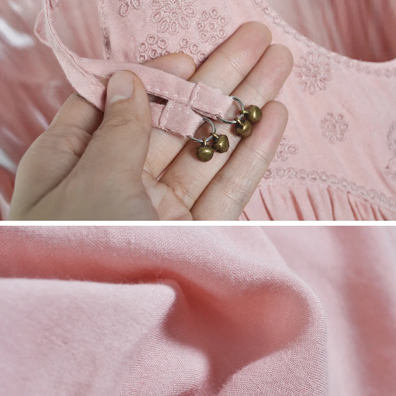 Женское винтажное платье в стиле бохо длинное Хлопковое макси хиппи с цветочной