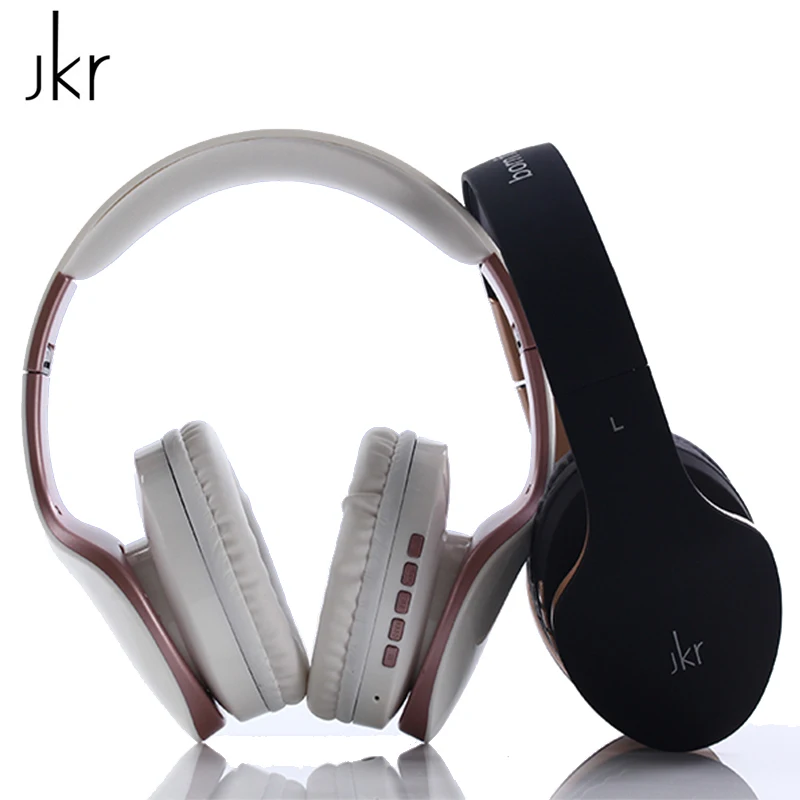 Беспроводная Bluetooth гарнитура с микрофоном поддержка TF карты AUX FM радио|Наушники и