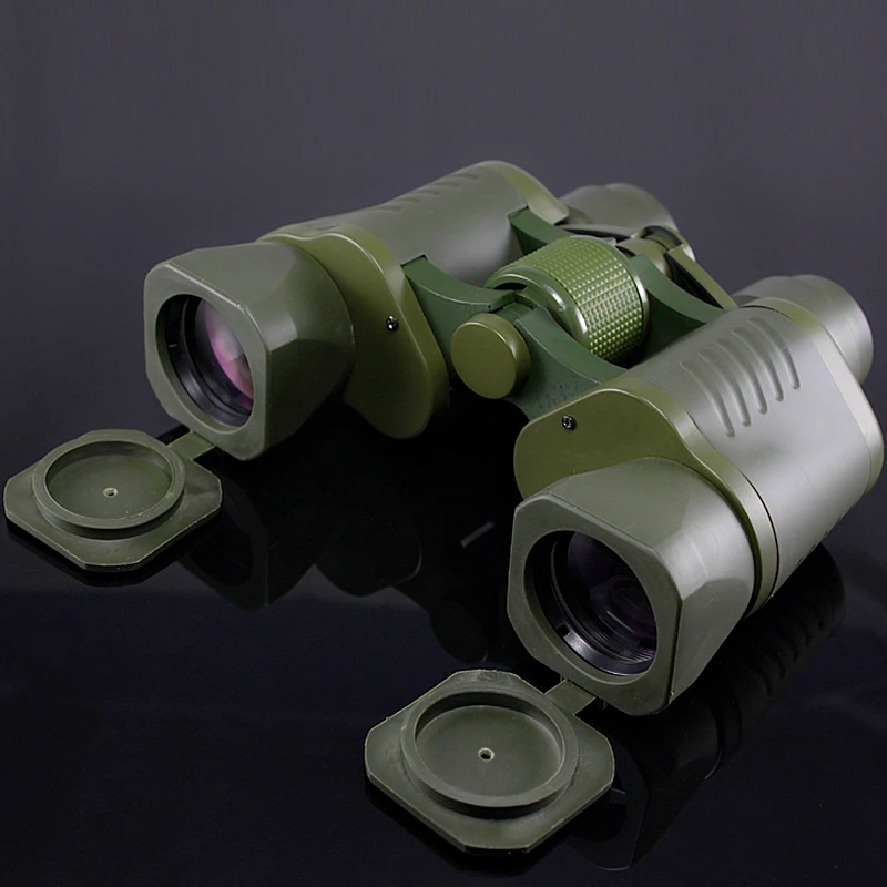 Профессиональный Военный бинокль 7X35 мощный армейский зеленый телескоп HD из