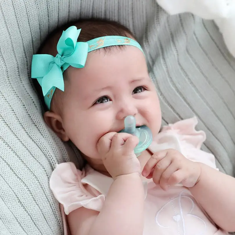 Модная новинка Комплект из 3 предметов Детская повязка на голову с цветочным