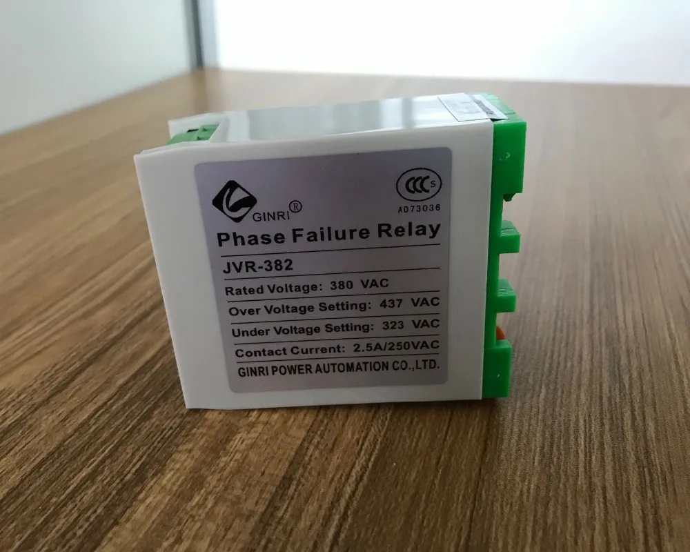 GINRI JVR-383 220V phase loss protection voltage monitoring relay dc | Обустройство дома