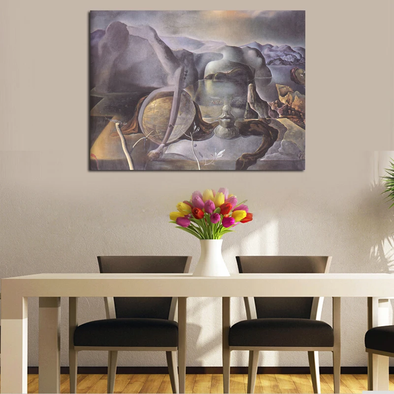 Бесконечные Enigma Salvador Dali настенные художественные Холст Плакаты печать Картина