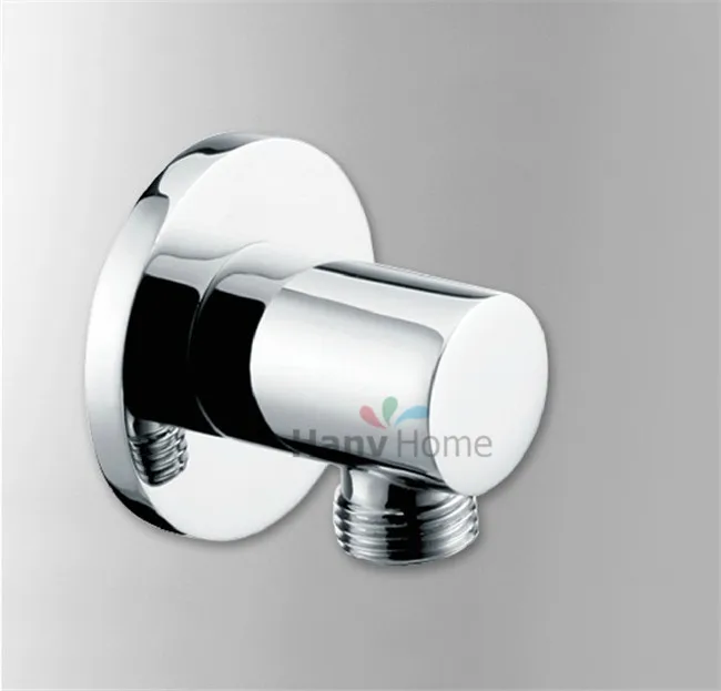 

High Quality New Bathroom Faucet Accessories Brass Wall Mounted Shower Hose Connector Wall Elbow Unit Hose support Arm