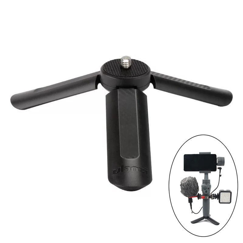 Портативный мини-штатив 1/4 для GoPro SJCAM YI 4K крепление камеры телефона Zhiyun Smooth 4 DJI OSMO 3