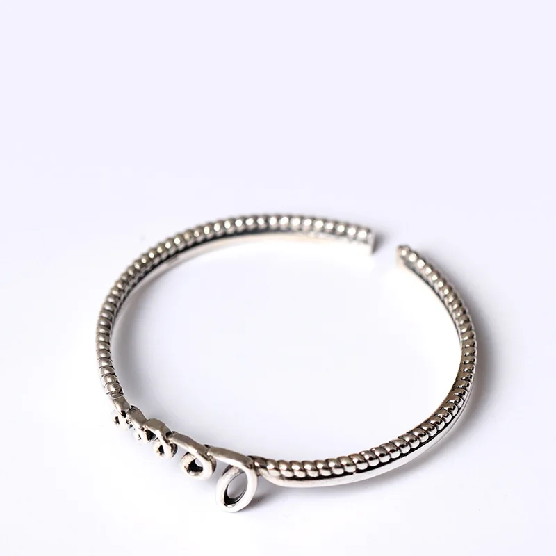 Браслет с надписью love Tai silver 100% Стерлинговое Серебро 925 пробы винтажные