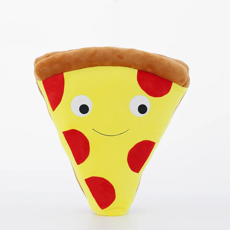 Pizza Креативное моделирование фаст-фуд, картофель фри, подушка для пиццы, плюшевая игрушка, милая Подушка, Kawaii, мягкая, супер качество, детские подарки - Цвет: Pizza