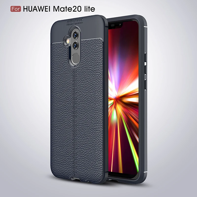 Чехол для Huawei Mate 20 Lite Pro мягкий силиконовый чехол из ТПУ с текстурой Mate20 |