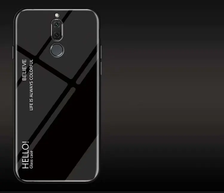 Для honor 9i Nova 2i чехол, роскошная силиконовая рамка из закаленного стекла, модная градиентная защитная задняя крышка для huawei mate 10 Lite