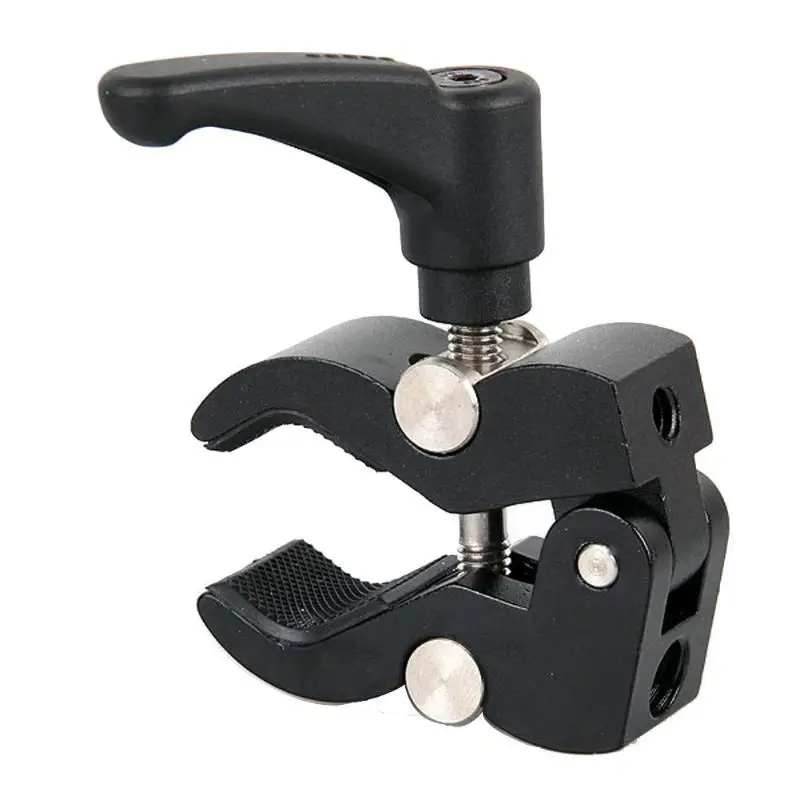 

Camera Friction Arm Clamp Pliers Clip Holder Bracket for Led Lamp Flash for Led Lamp 1/4 3/8 Screw Camera Flash Holder Bracket