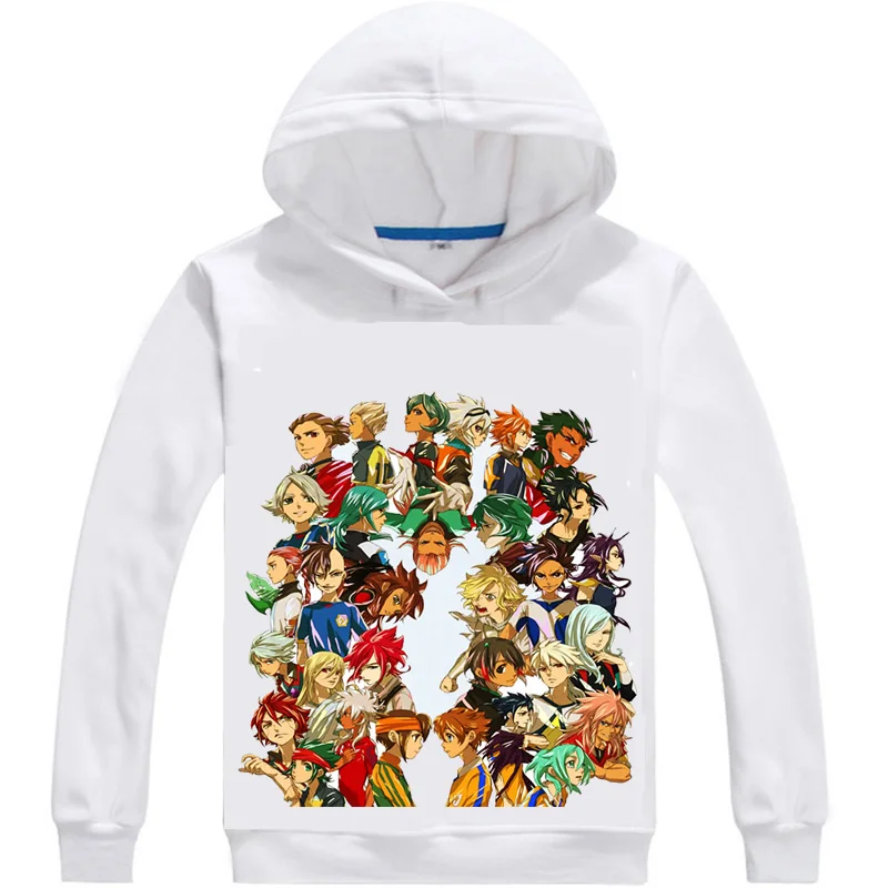 Толстовки с камнями Inazuma Eleven GO 2 Chrono толстовка капюшоном в разных стилях толстовки