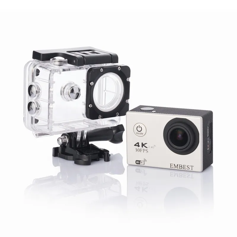 EMBEST F60/F60R Экшн-камера Ultra HD 4K WiFi 1080 P/60fps 2,0 lcd 170D Водонепроницаемая экшн-видеокамера на шлем с дистанционным управлением