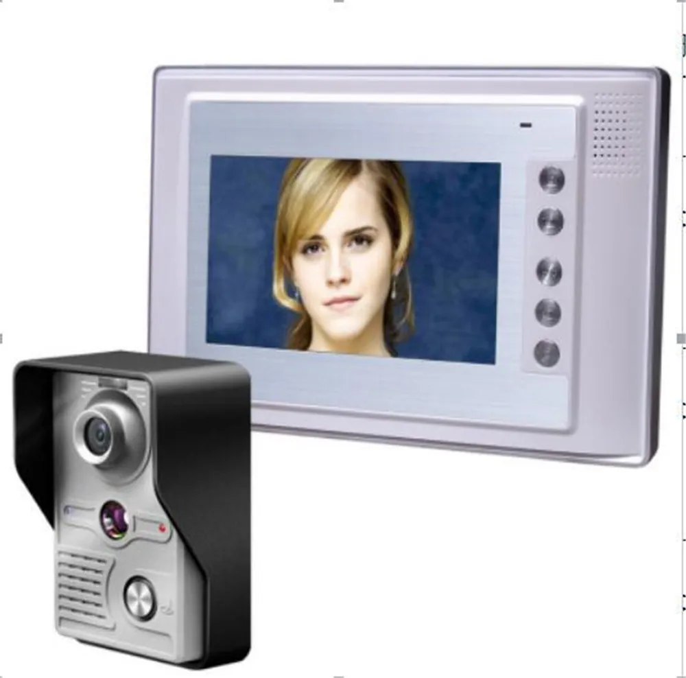 7 Inch  Aluminum alloy  700TVL Video Door Phone