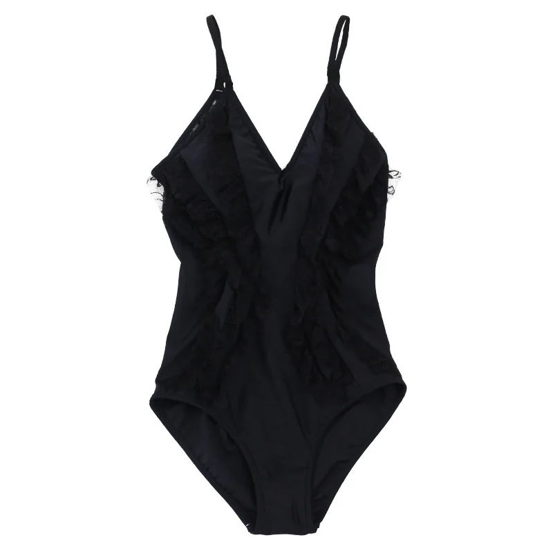 

Sexy One Piece Swim Suits Summer Swimsuits Swimsuit Female Women's Swimwear Fused New 2019 Solid Cotton Monokini