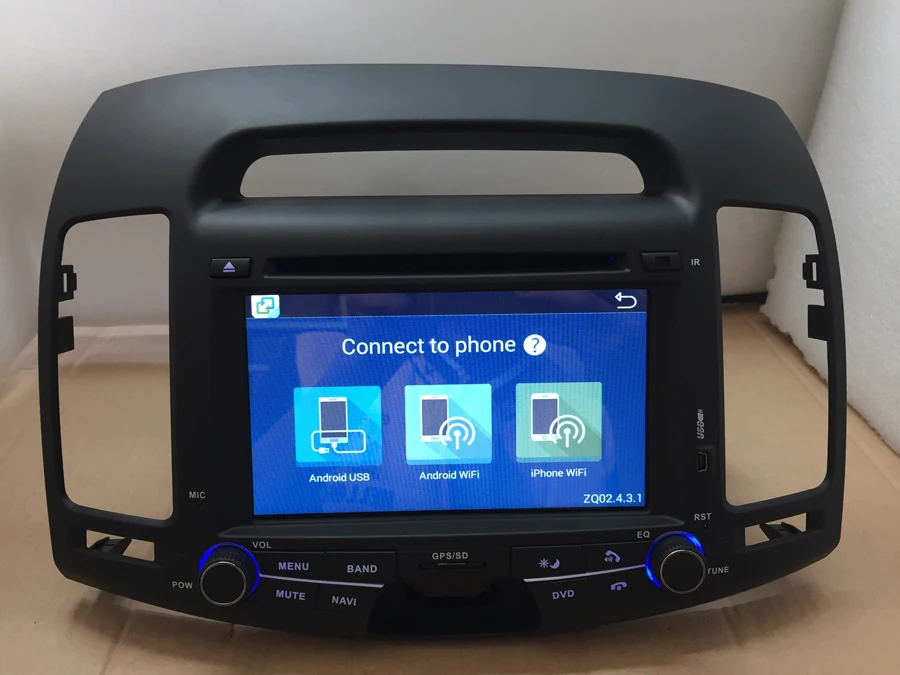 BYNCG 7 дюймов Android 8,0 Восьмиядерный 2 Гб ram автомобильный DVD для hyundai Elantra 2006-2011 1024*600 емкостный экран, 32 Гб gps BT wifi