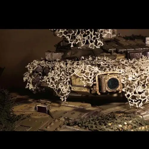 1/16 RC Sherman немецкая модель Военный танк плотная камуфляжная сеть пустыня Тигр