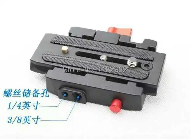 Camera Tripod P200 Quick Release Clamp Adapter QR Plate for Manfrotto 501 500AH 701HDV 503HDV Q5 | Электроника