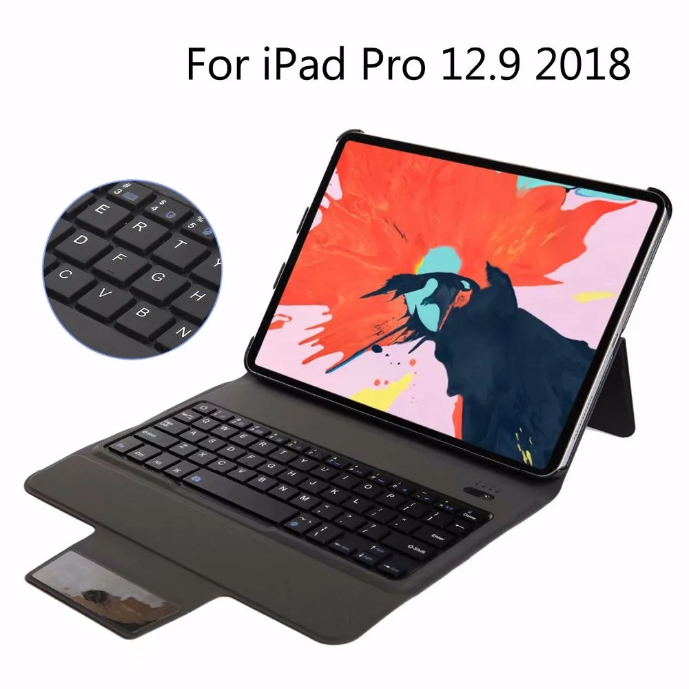 Новый ультра тонкий беспроводной Bluetooth клавиатура чехол для iPad Pro 12 9 2018 |