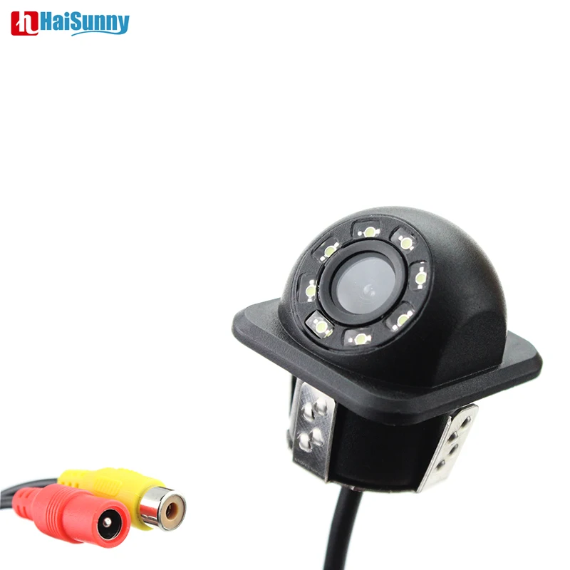 

HaiSunny 170 градусов широкоформатная Водонепроницаемая камера заднего вида с 8 светодиодный ночного видения Автомобильная камера заднего вида ...