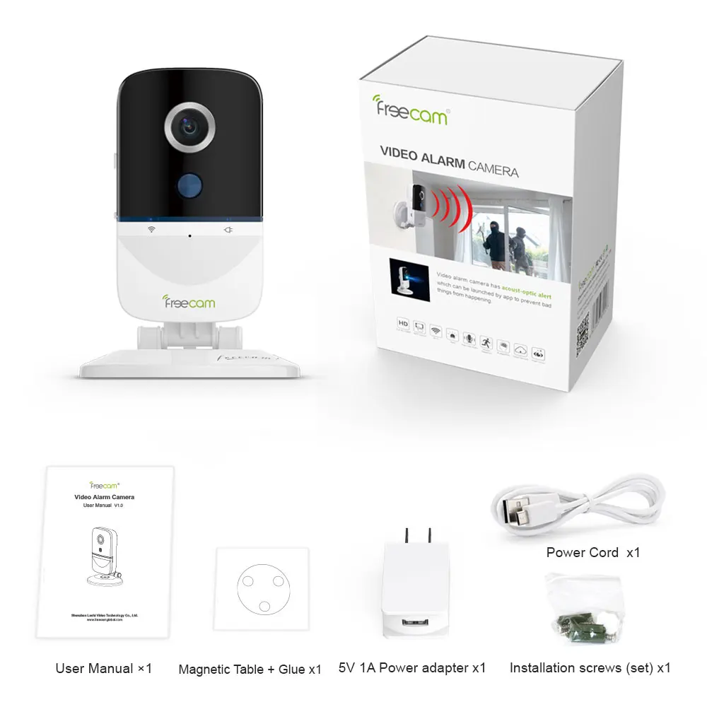 Freecam домашняя ip-камера безопасности Мини Wifi Детский Монитор 1080 P HD Обнаружение движения двусторонний разговор ночное видение камера наблюдения L890
