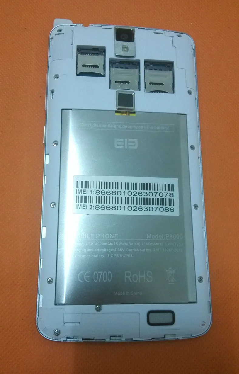 Оригинальная задняя рамка чехол + громкий динамик антенны для Elephone P8000 5 &quotMTK6753