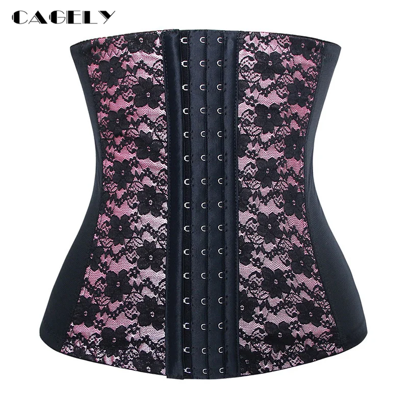 Корсет со стальными косточками для коррекции талии боди шейпер корсет похудения