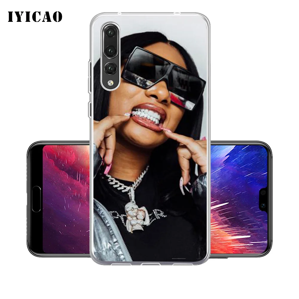 IYICAO Megan Thee жеребец Мягкий силиконовый чехол для телефона Huawei P30 P20 Pro P10 P9 P8 Lite P Smart TPU