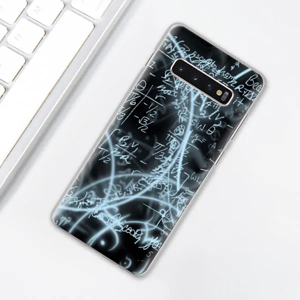 008 Математика formul Математика E = mc2 чехол для телефона samsung Galaxy S10e S10 Plus S7 S8 S9 Plus Note 8 9 M10 M20 M30 жесткий чехол Coque - Цвет: 008