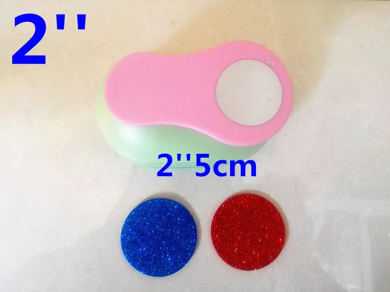 Дырокол для кругов 2 &quot5 см супер большое тисненое устройство скрапбукинга