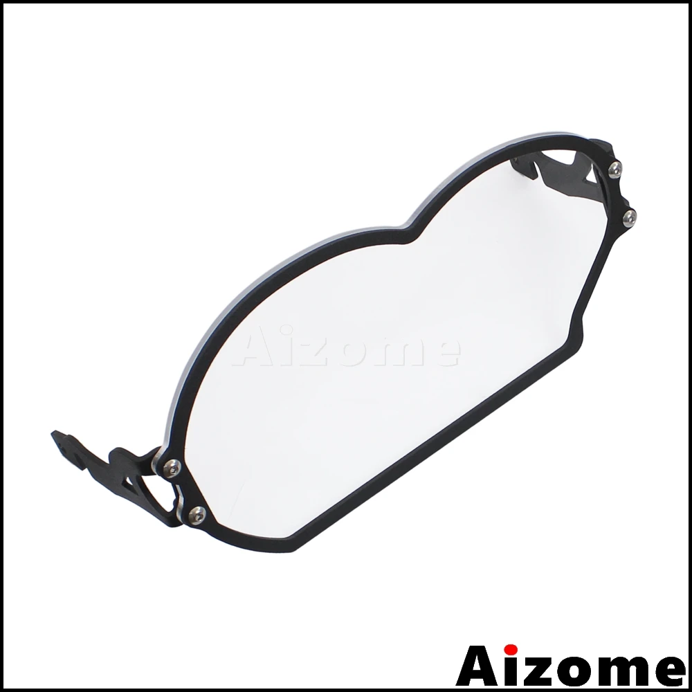 

Motorcycle Headlamp Protector Plastic Clear Headlight Guard Lens Cover For BMW R1200GS 2005-2012
