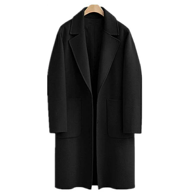 Женское шерстяное пальто элегантное однотонное большого размера 5XL новинка 2020