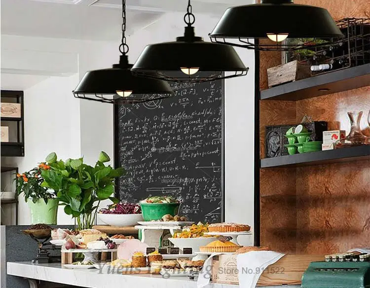 Скандинавская ретро-лампа диаметром 36 см в стиле кантри винтажная классическая