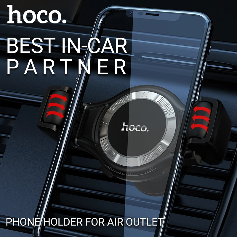 hoco автомобильный держатель телефона для iphone samsung xiaomi huawei в автомобиль кронштейн