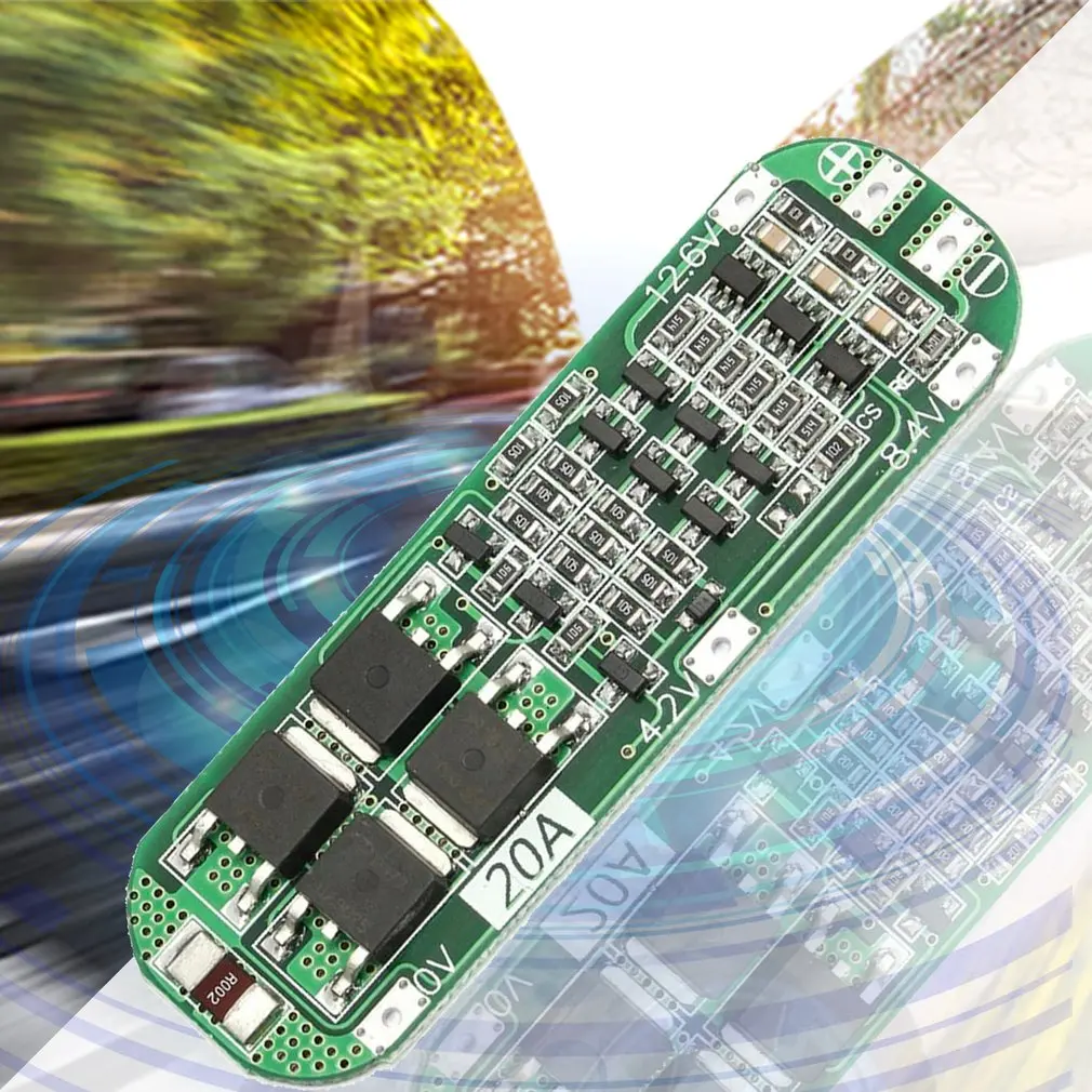 3S 20A профессиональная литий-ионная литиевая батарея 18650 зарядное устройство PCB плата защиты BMS для сверлильного двигателя 12,6 V Lipo модуль
