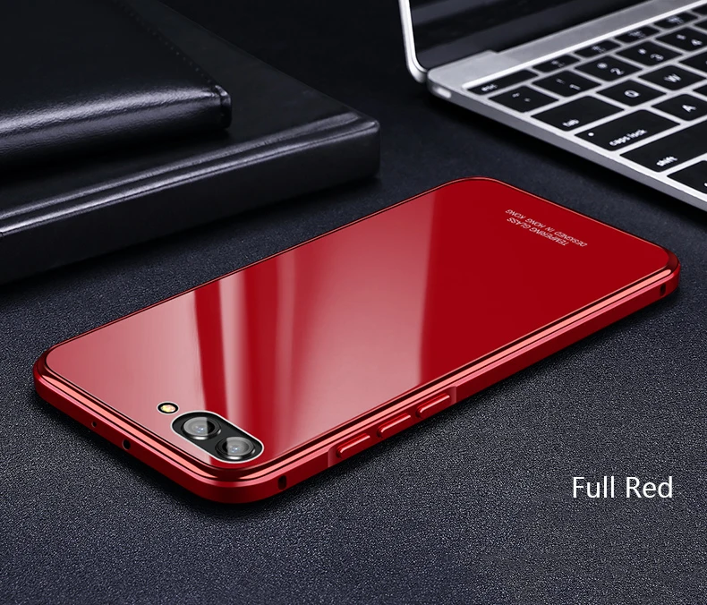 Чехол для huawei Honor 10, Роскошный Блестящий Твердый алюминиевый сплав, закаленное стекло, противоударный защитный чехол для телефона Honor 10, чехол