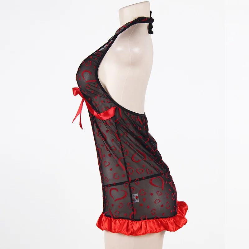 Сексуальный глубокий v-образный вырез большие размеры 5XL женское нижнее белье