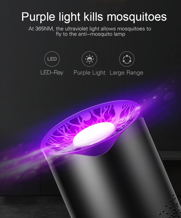 Hot New Electric Mosquito Killer Lamp USB LED Bug Zapper Anti Insect Trap Fly Home Pest Control | Дом и сад