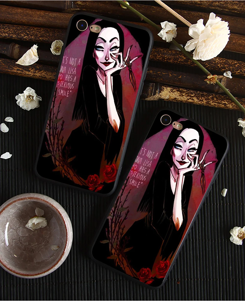 Weday Addams family чехол для телефона Apple iPhone 8 7 6 6S Plus X 5 5S 5C Мягкий Силиконовый Модный чехол