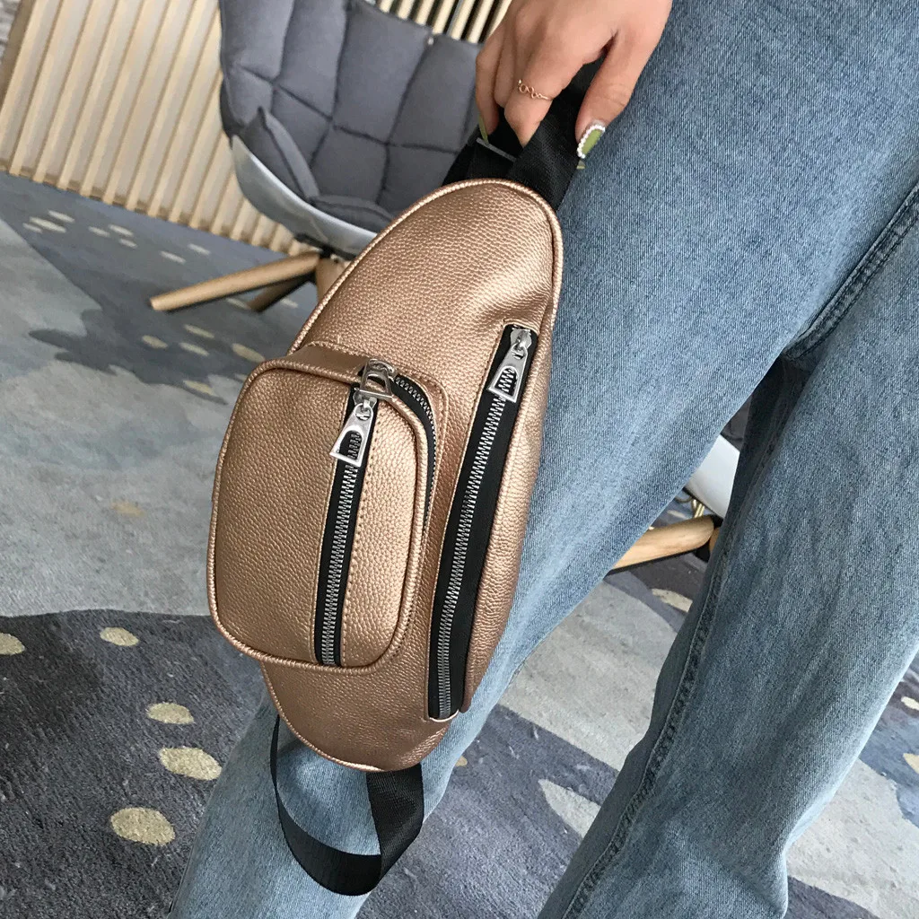 Поясная сумка для женщин и мужчин простая модная спортивная отдыха фитнеса cangurera