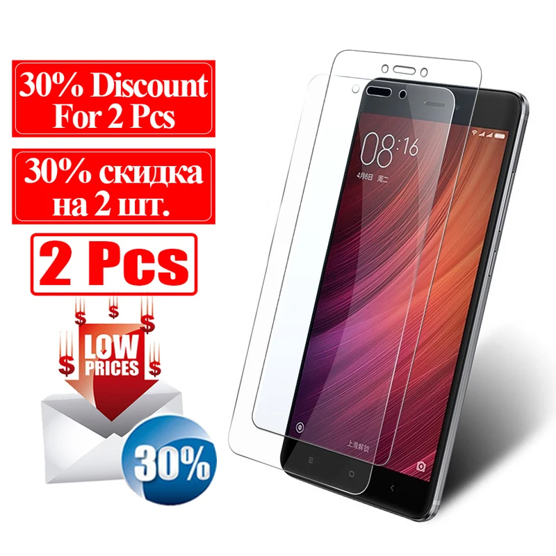 Защитное стекло для Xiaomi Redmi 4X 5A 6A S2 5Plus note 4 6 5 Защита экрана для Redmi Note 5 4X6 Pro закаленное стекло
