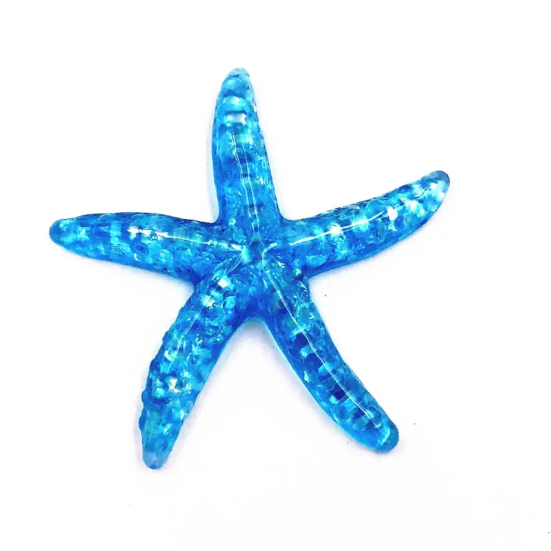 10 шт. милые бусины конфетных цветов в форме морской звезды имитация Flatback Diy