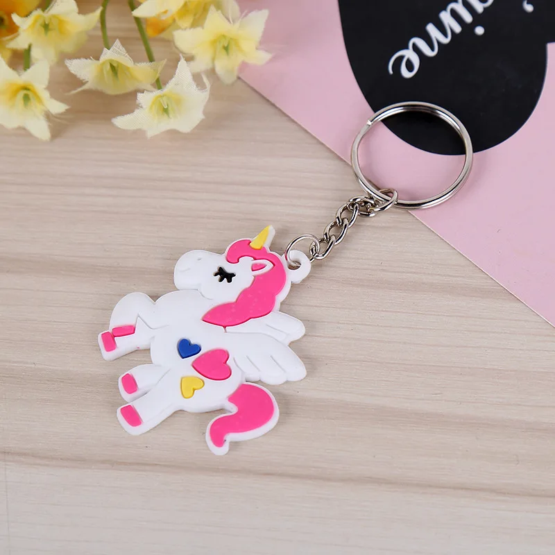 Tronzo 5 шт. брелок для ключей в виде единорога вечерние украшения на день рождения