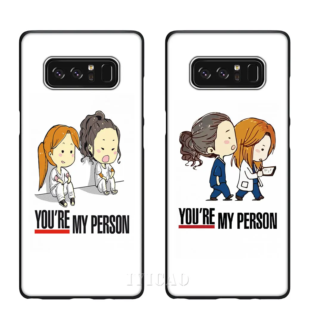 IYICAO You're My Person Soft Silicone Case for Samsung Galaxy A70 A50 A40 A30 A10 M10 M20 M30 Note 8 9 Phone |