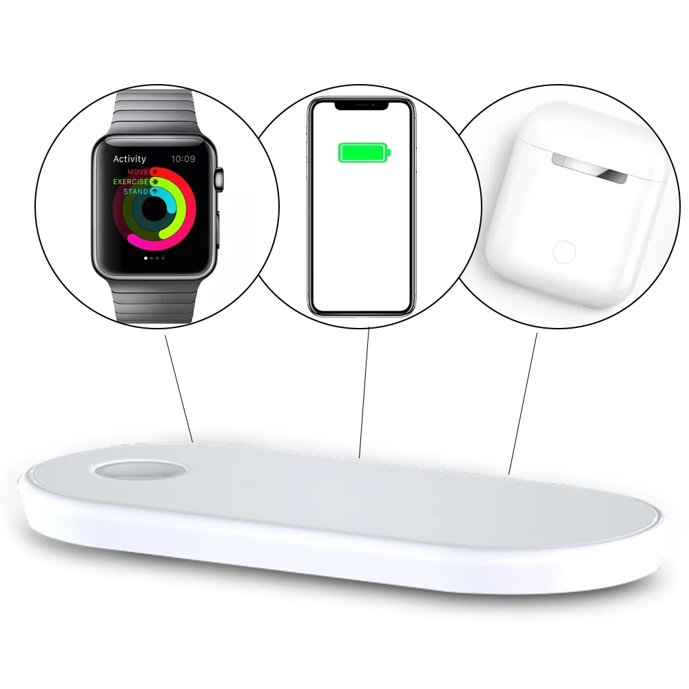 NYFundas Беспроводное зарядное устройство подставка держатель для телефона Apple Watch