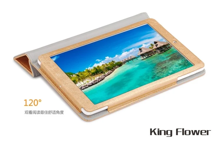 Кожаный чехол для Teclast X80plus X80HD планшетный ПК 8 0 дюймов цветной с тремя складками +